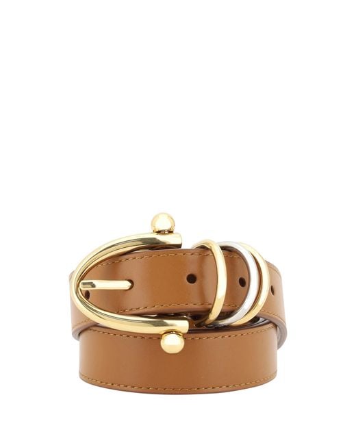 Chloé White Bracelet Belt Calf Leather