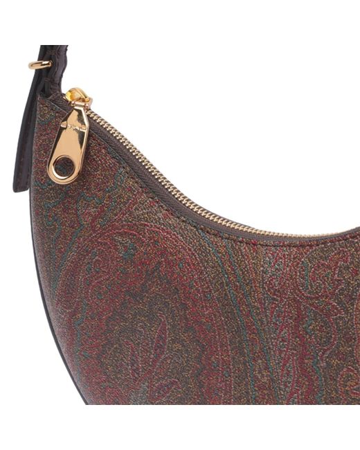 Etro Small Hobo Bag in Brown | Lyst