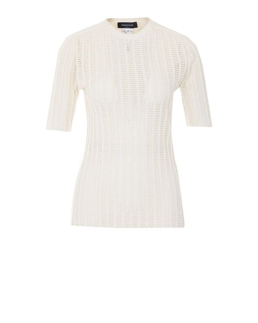 Fabiana Filippi White Sweaters