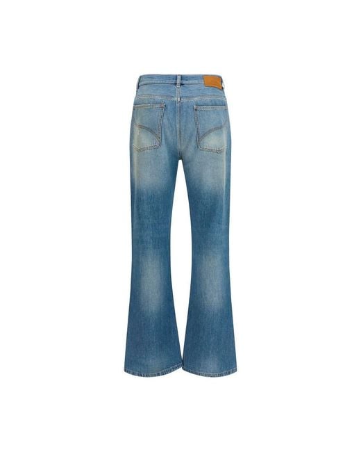 Amiri Blue Cotton Flared Jeans for men