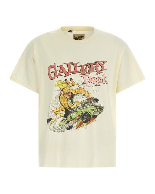 GALLERY DEPT. White 'Rally' T-Shirt for men