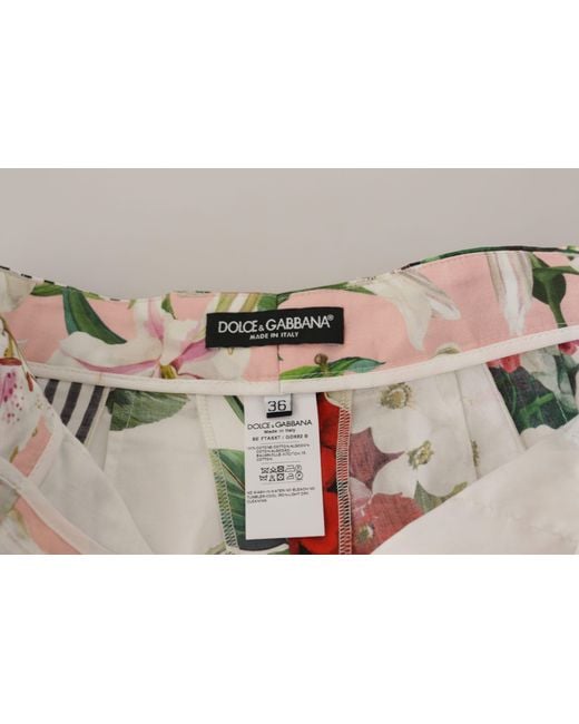 Dolce & Gabbana Black Floral Patchwork Highwaisted Shorts for men