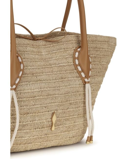 Christian Louboutin Natural Large Venus Basket Shoulder Bag