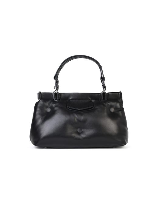 Maison Margiela Black 'Glam Slam' Leather Bag