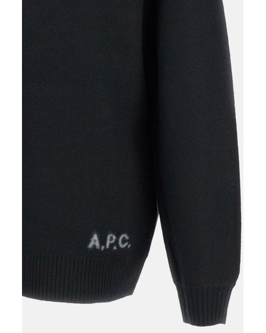 A.P.C. Blue Walter Pullover for men