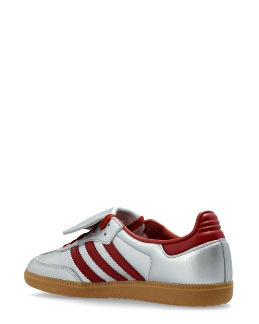 Adidas Originals Red Samba Long Tongue Shoes