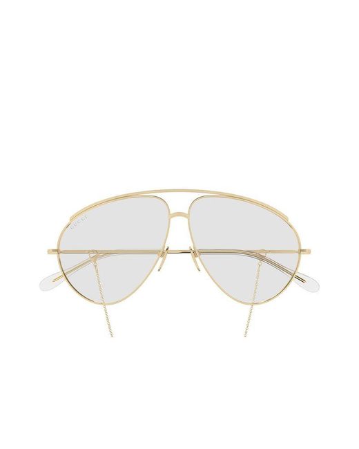 Gucci Green Sunglasses Metal (Other) Eyewear
