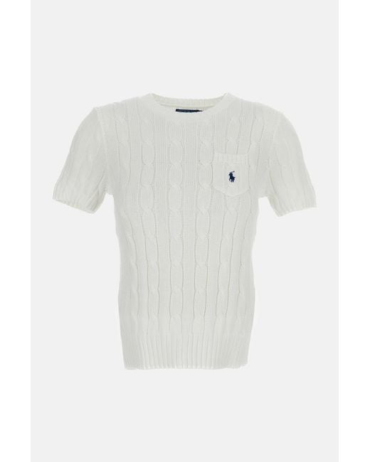 Polo Ralph Lauren White Timeless T-Shirt With Classic Fit