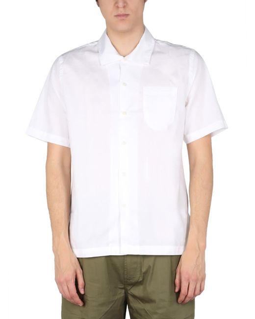 Universal Works White Relaxed Fit Shirt for men