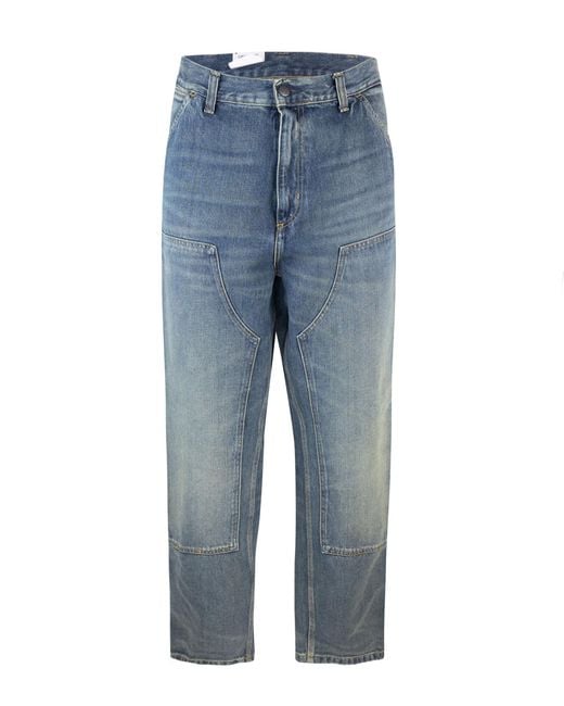 Carhartt Blue Jeans Double Knee Cotton (Smith Denim) for men