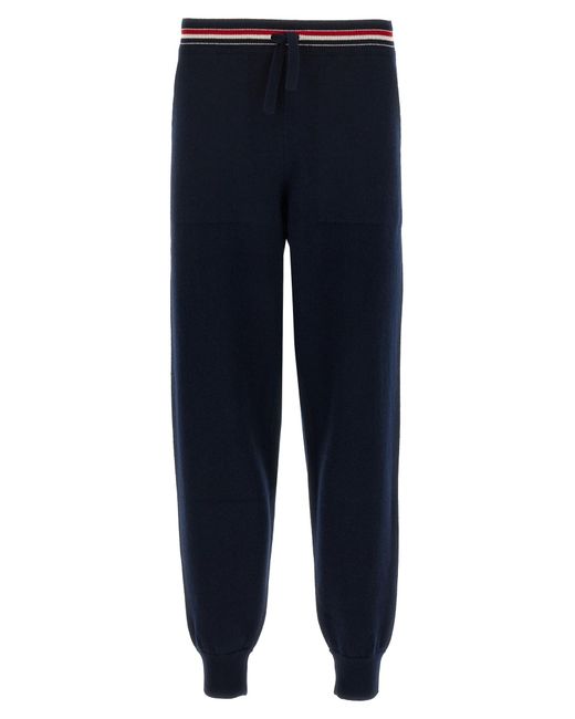 Thom Browne Blue Rwb' Joggers for men