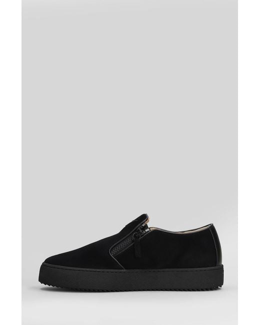 Giuseppe Zanotti Black Logoball Sneakers for men