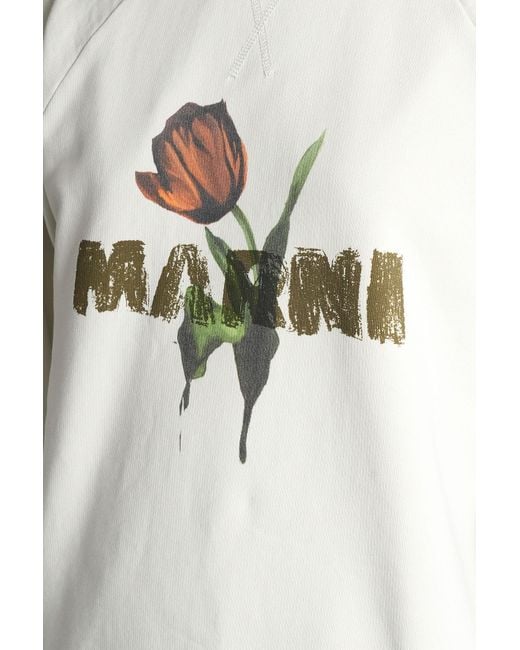 Marni White Sweatshirt