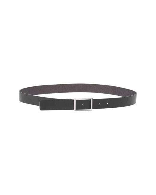 Bottega Veneta Black Leather Belt for men