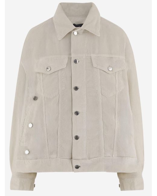 Haikure Natural Jacket Cotton Velvet