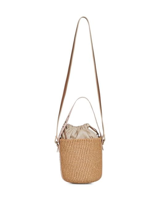 Chloé Natural Chloé Woody Small Basket Bag