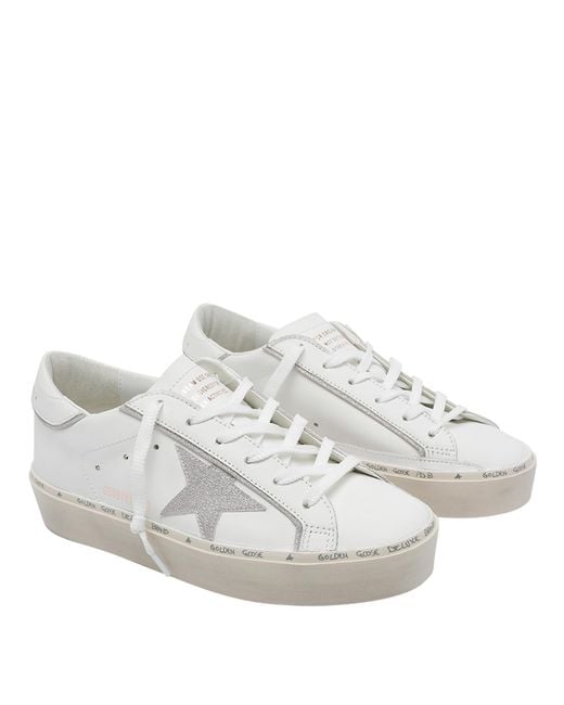Golden Goose Deluxe Brand White Sneakers Calf Leather/Rubber Sole
