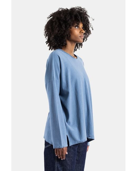 Casey Casey Blue Overdyed Oversize T-Shirt