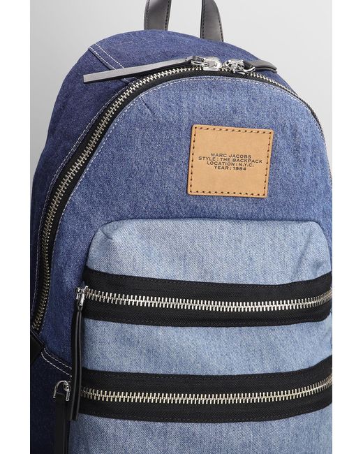 Marc Jacobs Blue The Large Backpack Backpack