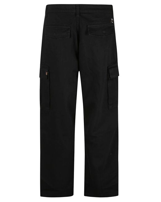 Alpha Industries Black Aircraft Trousers for men