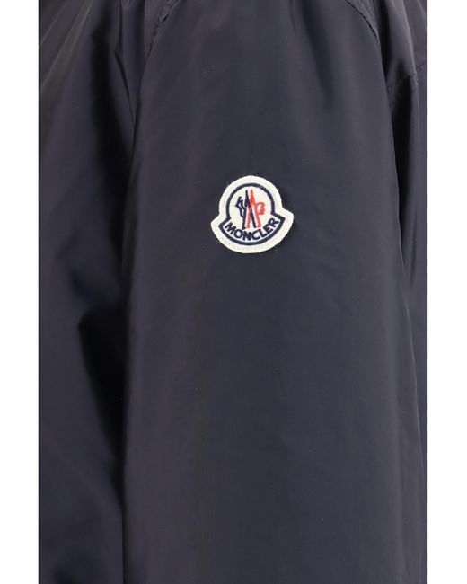 Moncler Blue Meridelle Padded Shirt Jacket for men