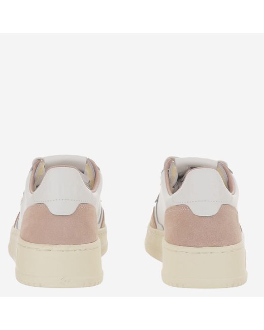 Autry White Sneakers Medalist Low Leather Trainers