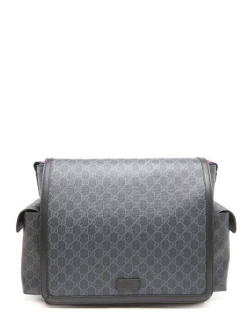 Gucci Gg Supreme Baby Changing Bag in Gray Lyst