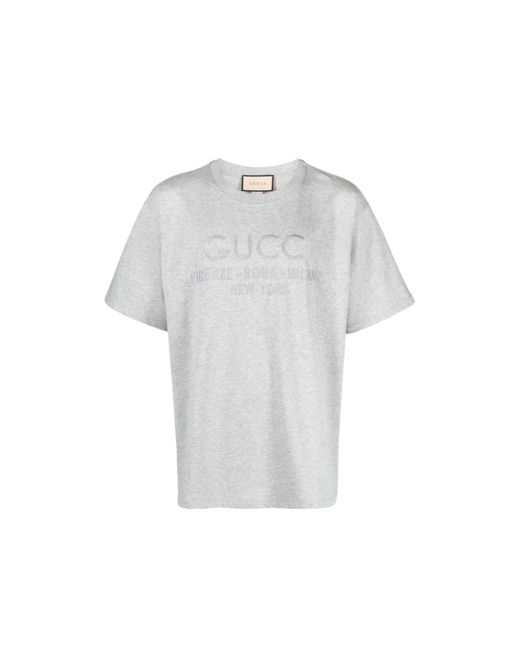 Gucci White Logo T-shirt for men