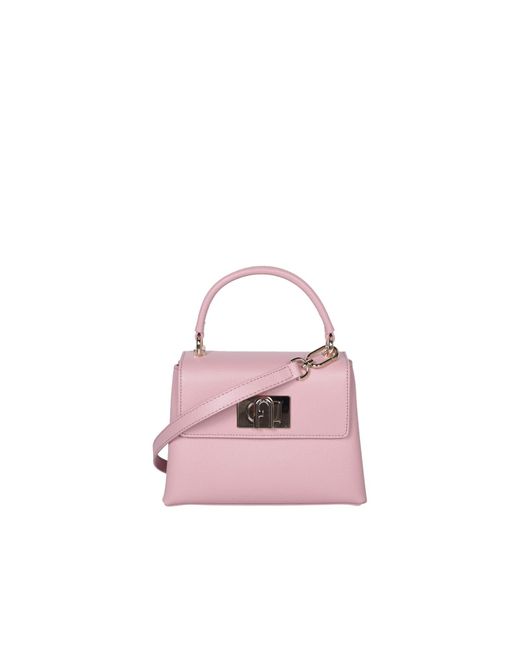 Furla Pink 1927 Twist-Lock Mini Tote Bag