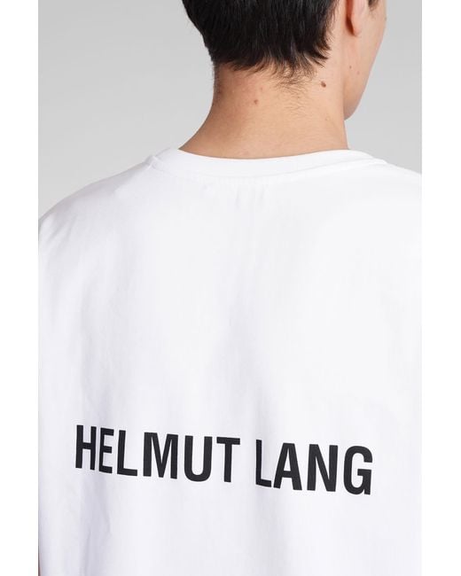 Helmut Lang Tank Top In White Cotton for men
