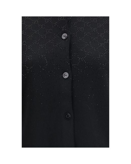 Gucci Black Wool Cardigan