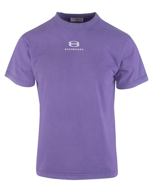 balenciaga purple shirt