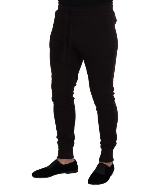 Dolce & Gabbana Black Joggers Casual Sweatpants for men