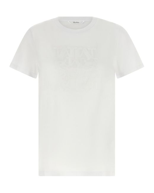 Max Mara White Cotton T-Shirt