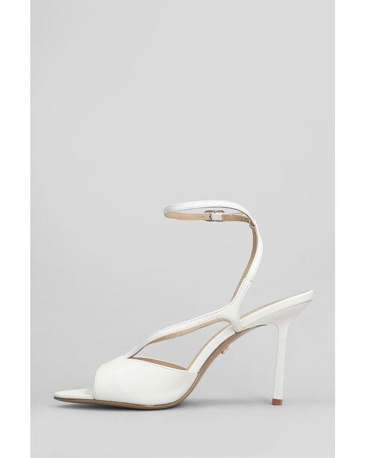 Lola Cruz White Streep 95 Sandals