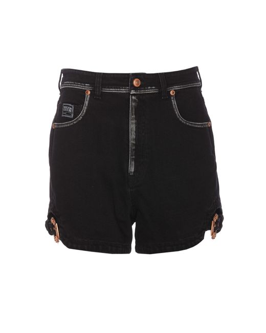 Versace Black Cotton Shorts