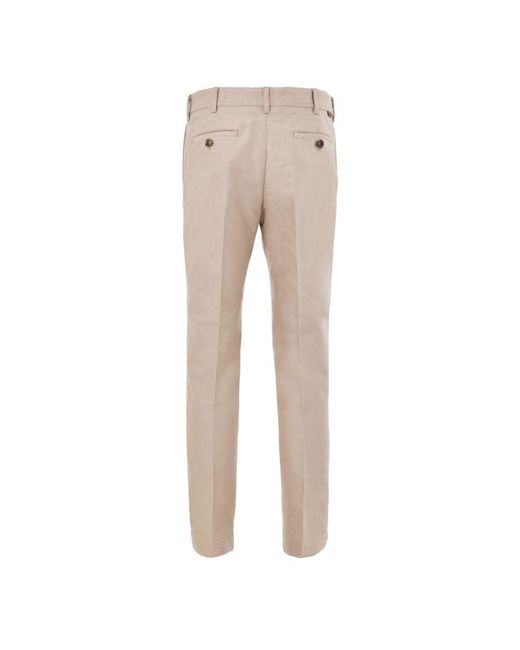 Tom Ford Natural Beige Cotton Chino Pants for men