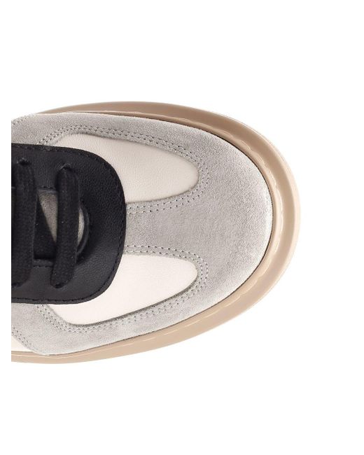 Alexander McQueen White Oversized Retrò Sneaker for men