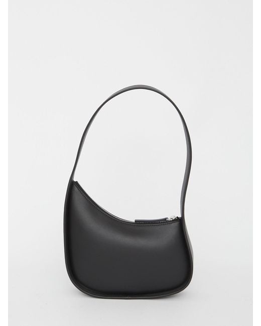 The Row Black Half Moon Bag