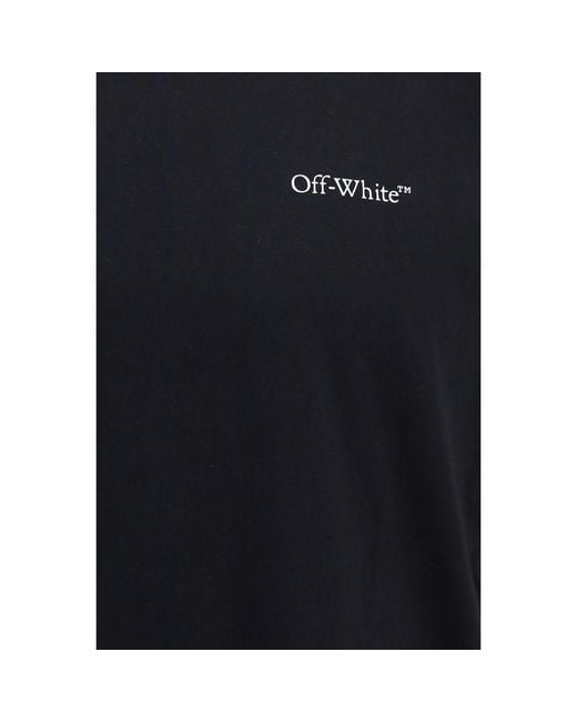 Off-White c/o Virgil Abloh Blue Cotton T-Shirt for men