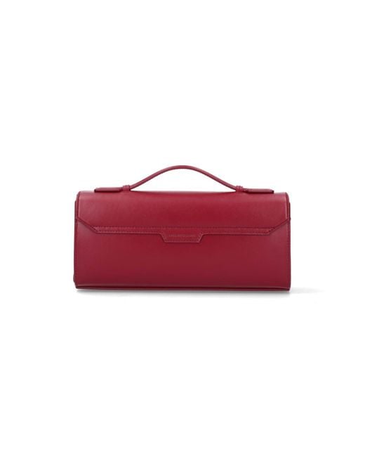 Anya Hindmarch Red "Mortimer" Clutch