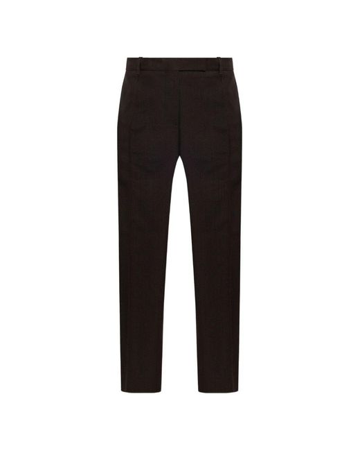 Studio Nicholson Black Trousers Quartes Relaxed Wool Virgin Wool; Lining: Acetate