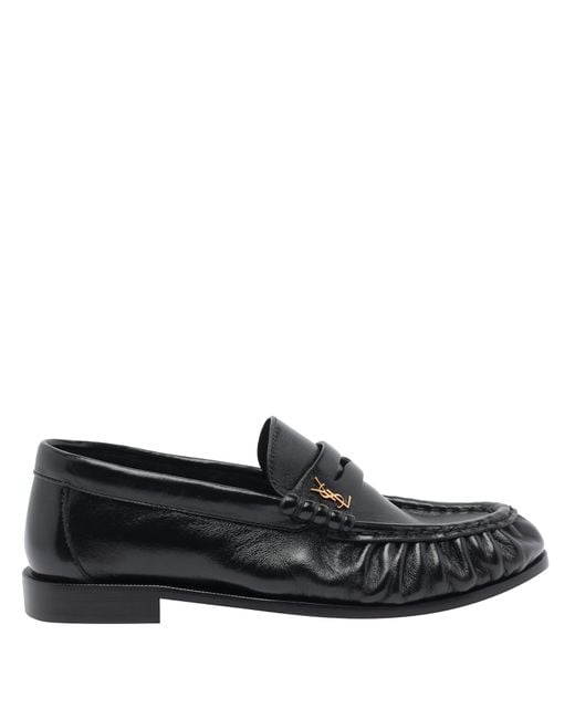 Saint Laurent Black Soft Le Loafer Loafers