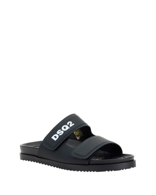 DSquared² Black Sandals for men