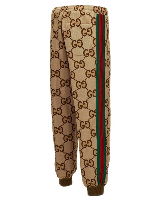 Gucci Natural Gg Joggers for men