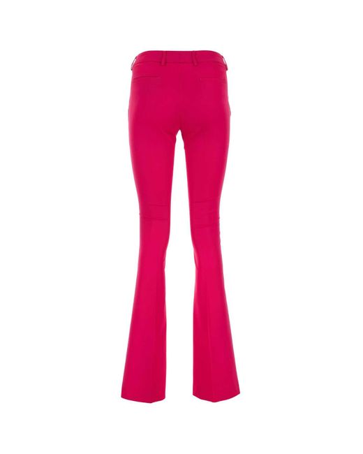 PT Torino Pink Fuchsia Stretch Viscose Elsa Pant