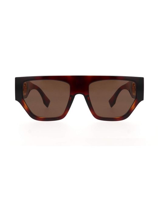 Fendi Brown Fe40108U 53E Sunglasses