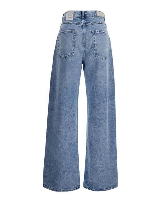 ICON DENIM Blue Jeans With Five Pockets