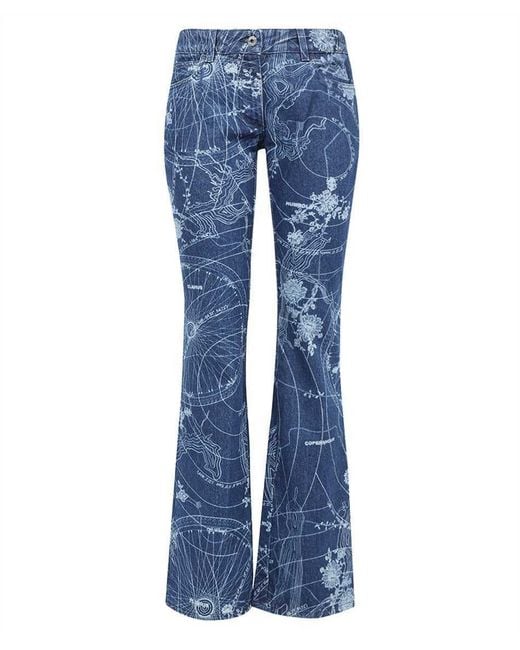Off-White c/o Virgil Abloh Blue 5-Pocket Jeans