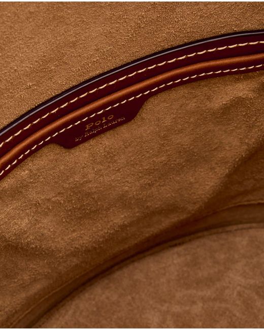 Polo Ralph Lauren Brown Medium Bucket Leather Shoulder Bag
